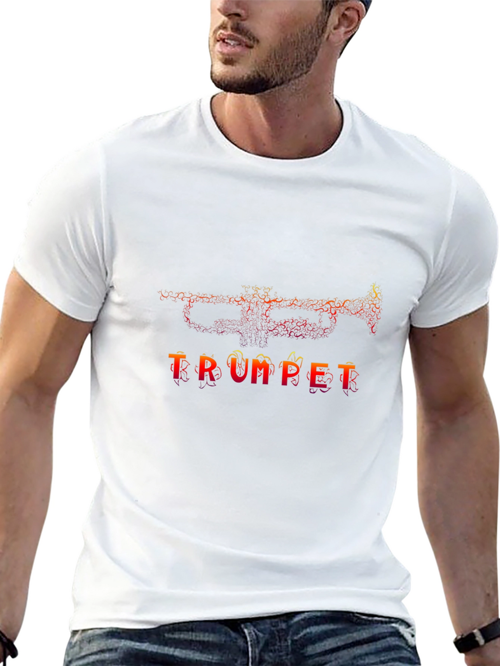 Trumpet Graphic Tee - Musicians Style