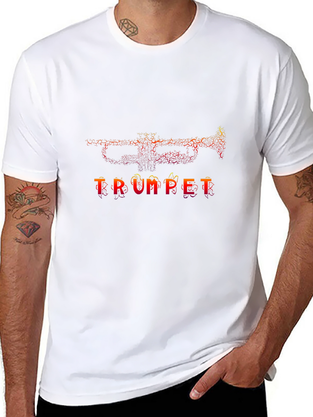 Trumpet Graphic Tee - Musicians Style