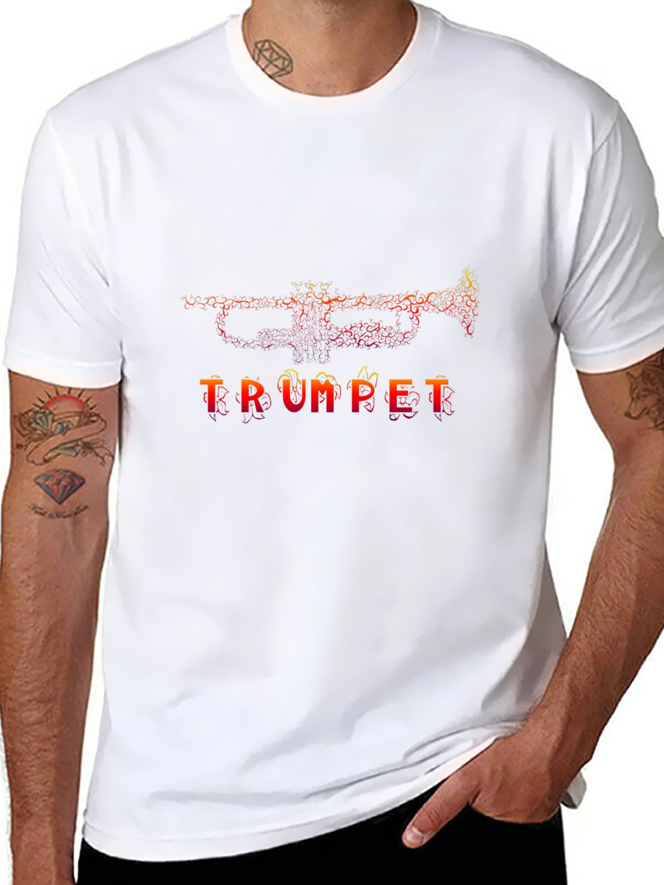 Trumpet Graphic Tee - Musicians Style