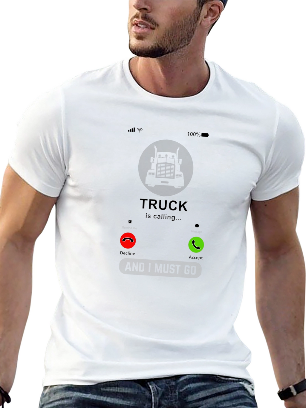 Truck Calling T-Shirt - Driver Humor Tee