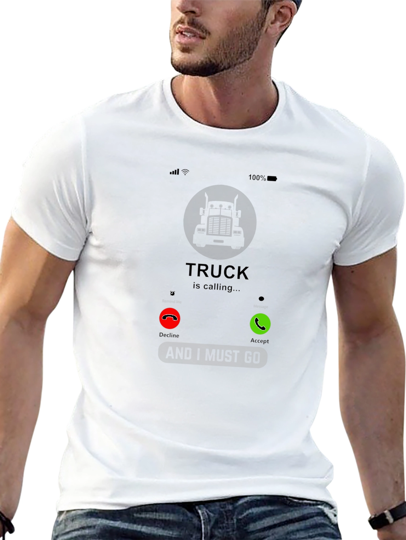 Truck Calling T-Shirt - Driver Humor Tee