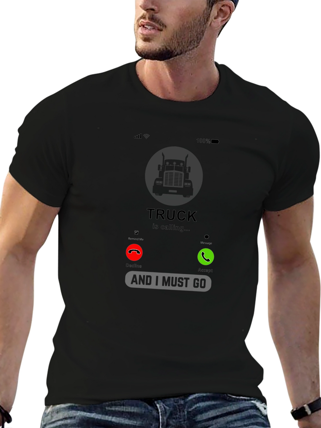 Truck Calling T-Shirt - Driver Humor Tee