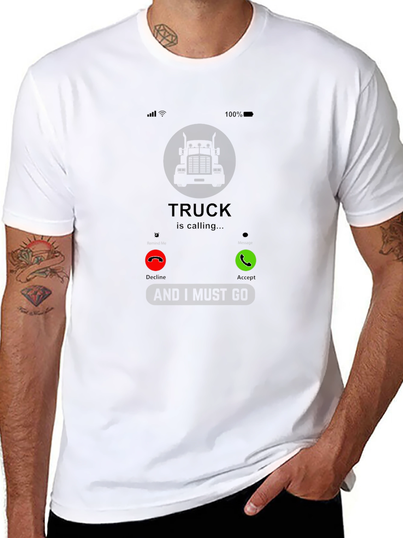 Truck Calling T-Shirt - Driver Humor Tee