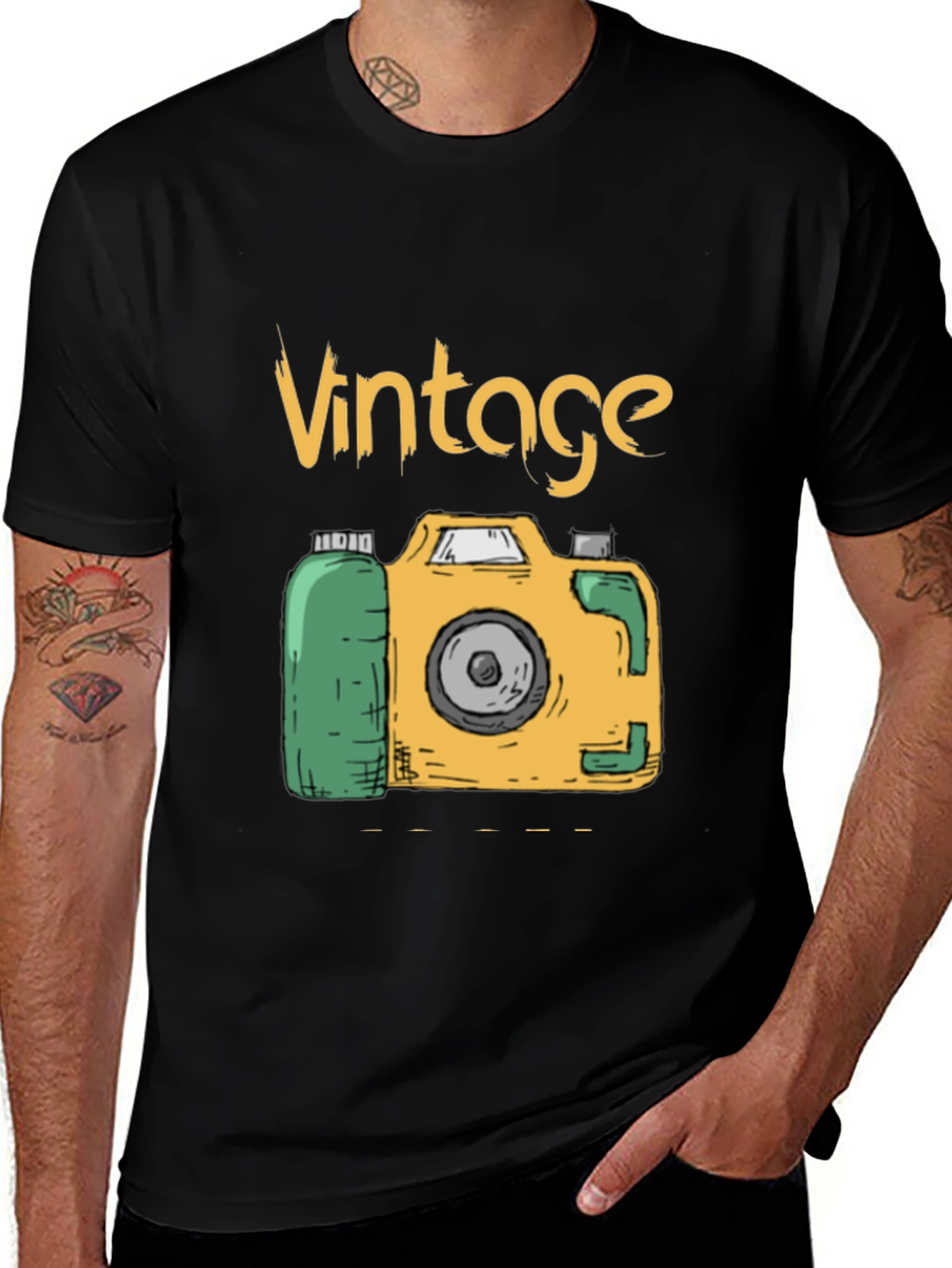 Vintage Camera T-Shirt - Retro Style Graphic Tee