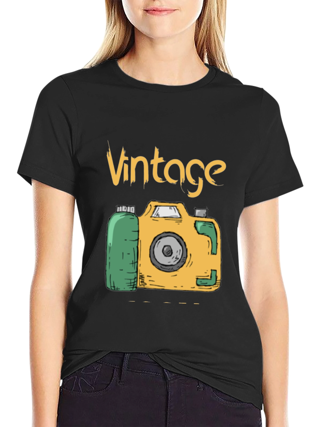 Vintage Camera T-Shirt - Retro Style Graphic Tee
