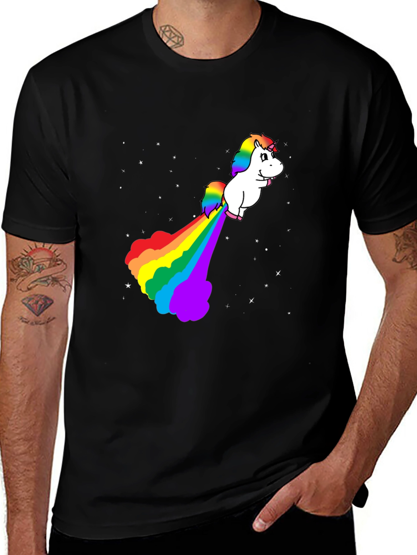 Rainbow Unicorn T-Shirt - Funky & Unique Design