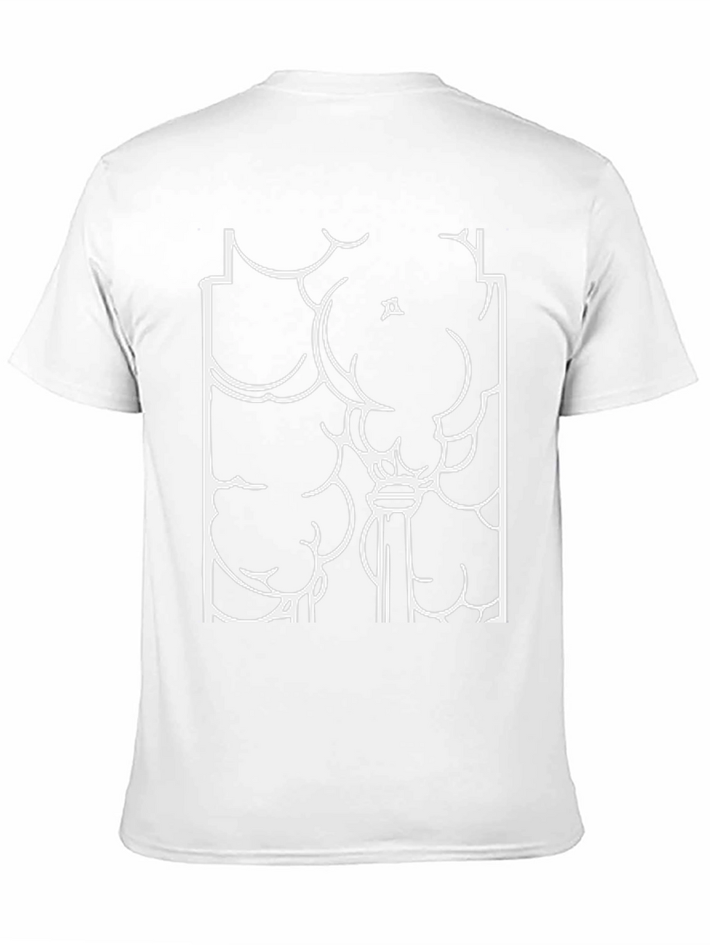 Abstract Cloud Tower Graphic Tee