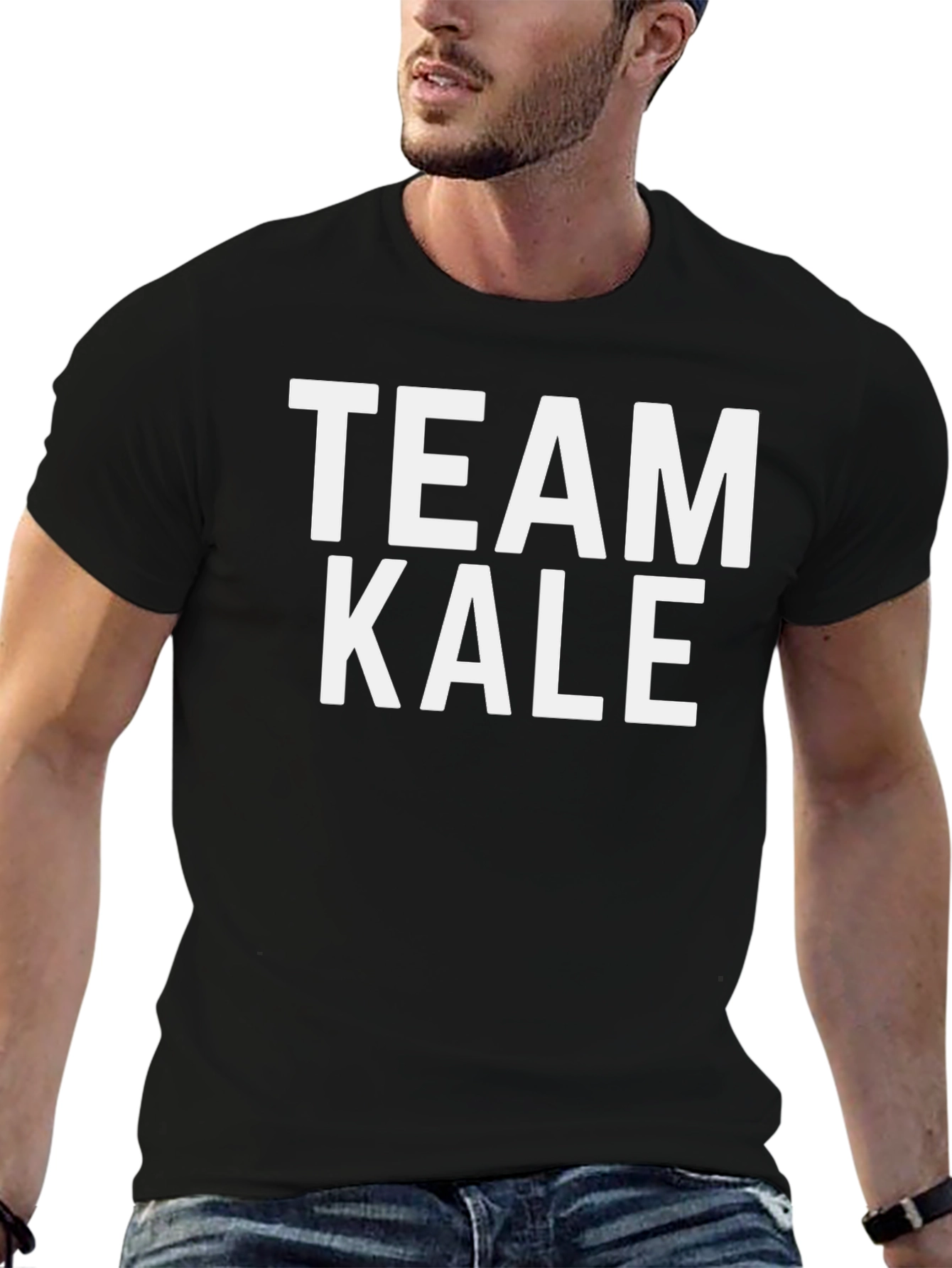 Team Kale Black Graphic Tee