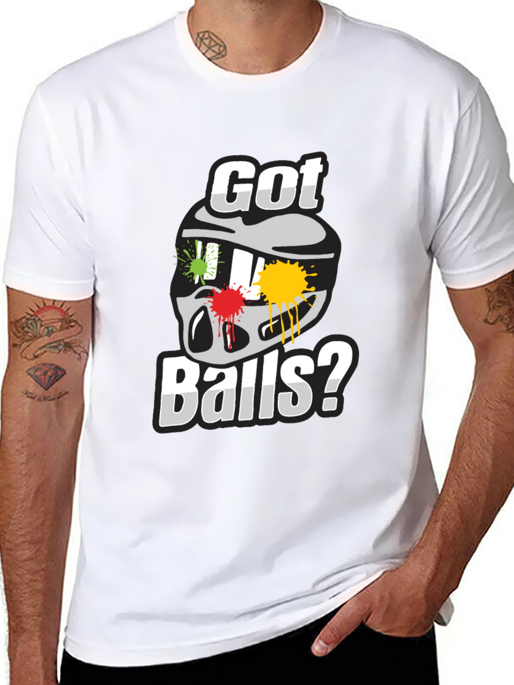 Got Balls Paintball T-Shirt - Fun Graphic Tee