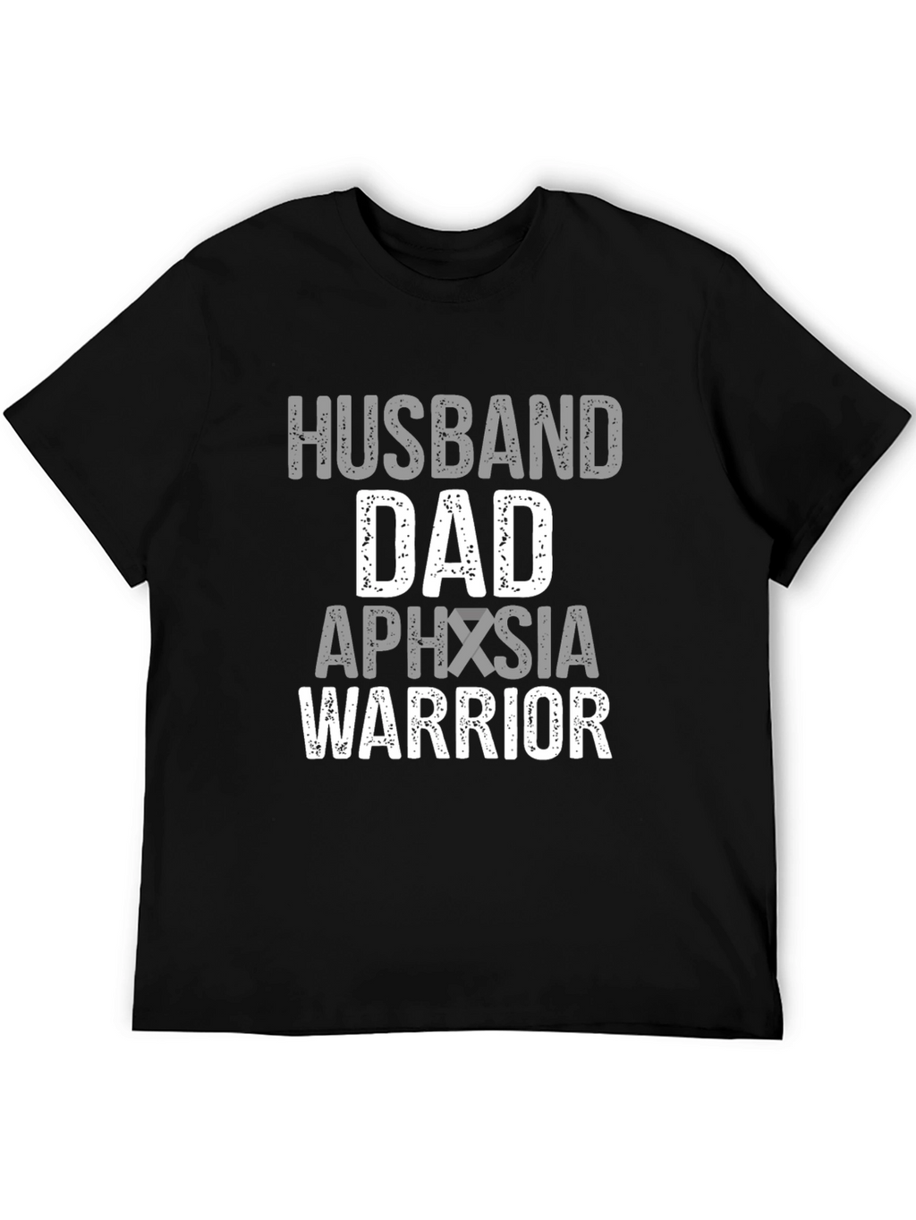 Husband Dad Aphasia Warrior T-Shirt