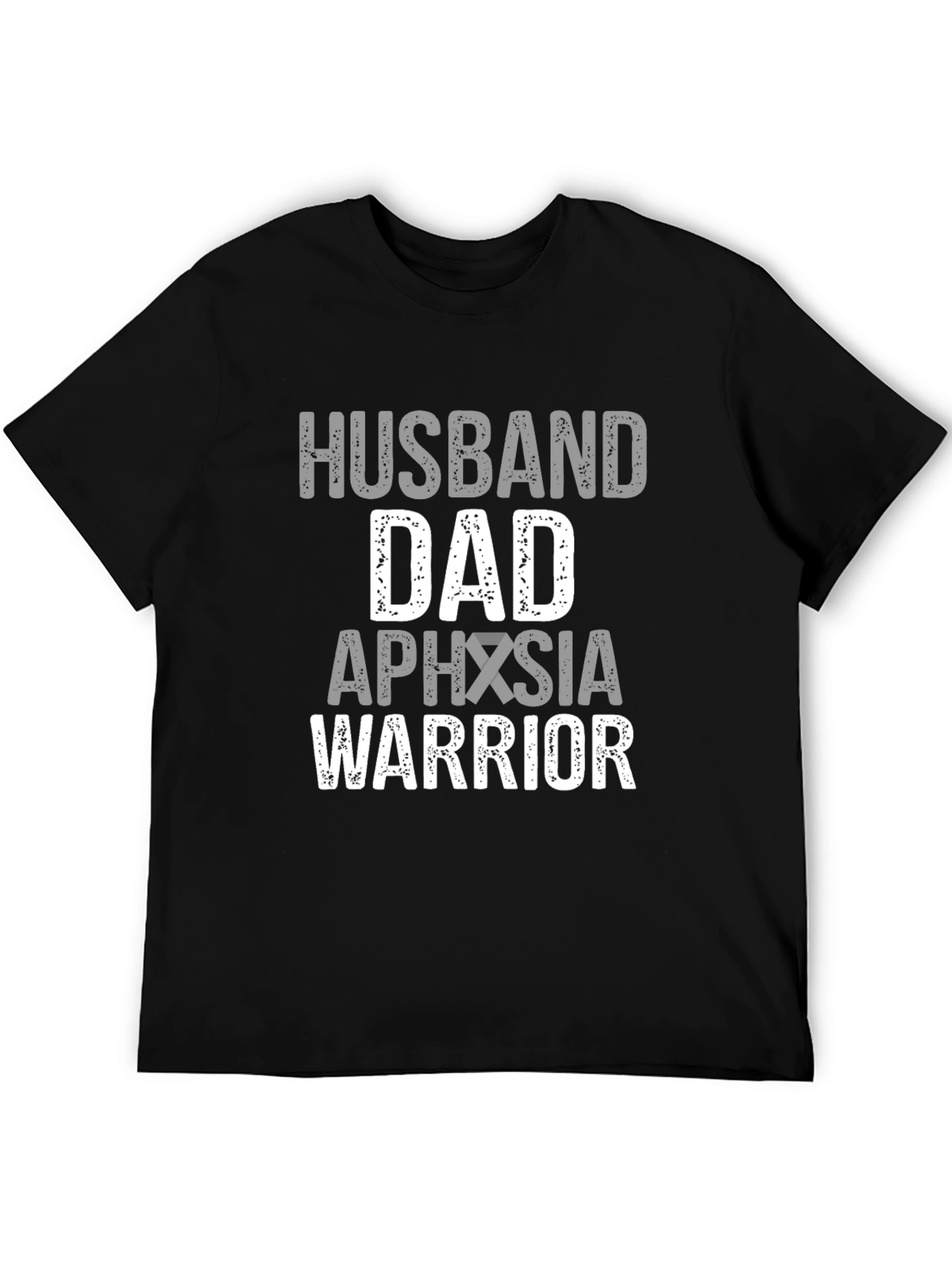 Husband Dad Aphasia Warrior T-Shirt