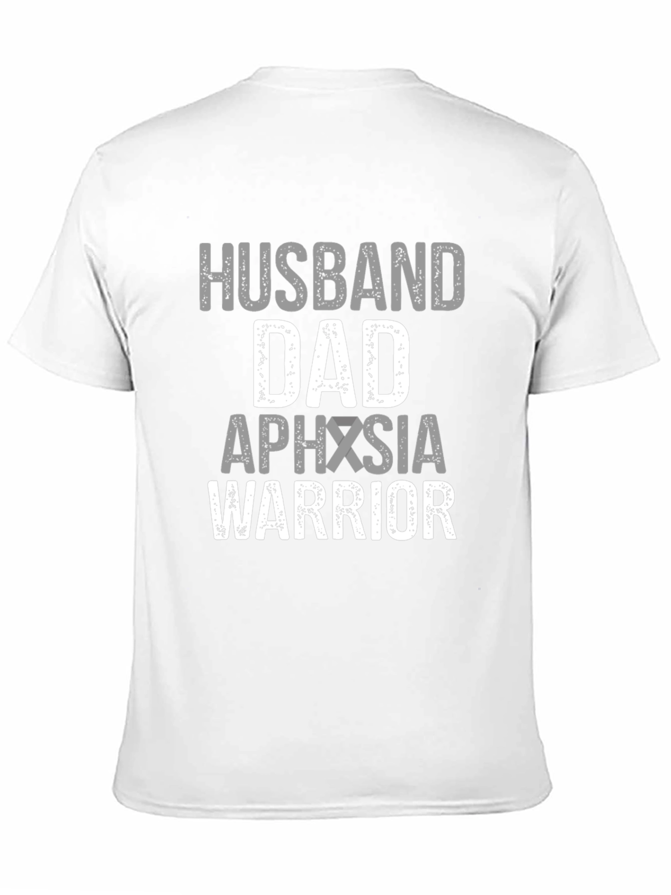 Husband Dad Aphasia Warrior T-Shirt