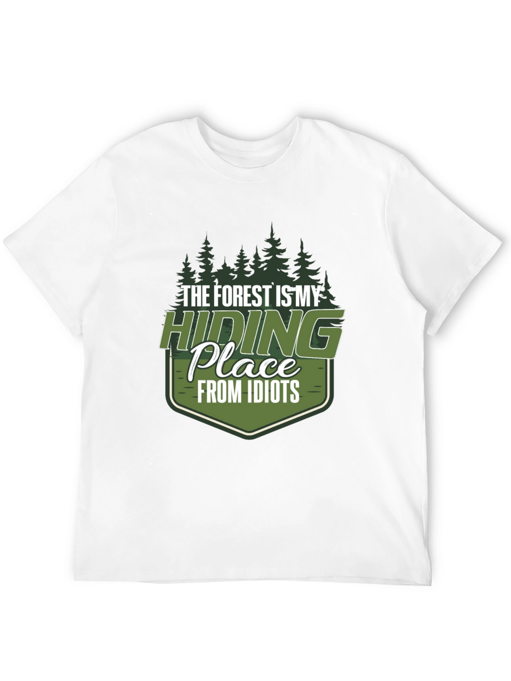Forest Hiding Place Mens Graphic Tee