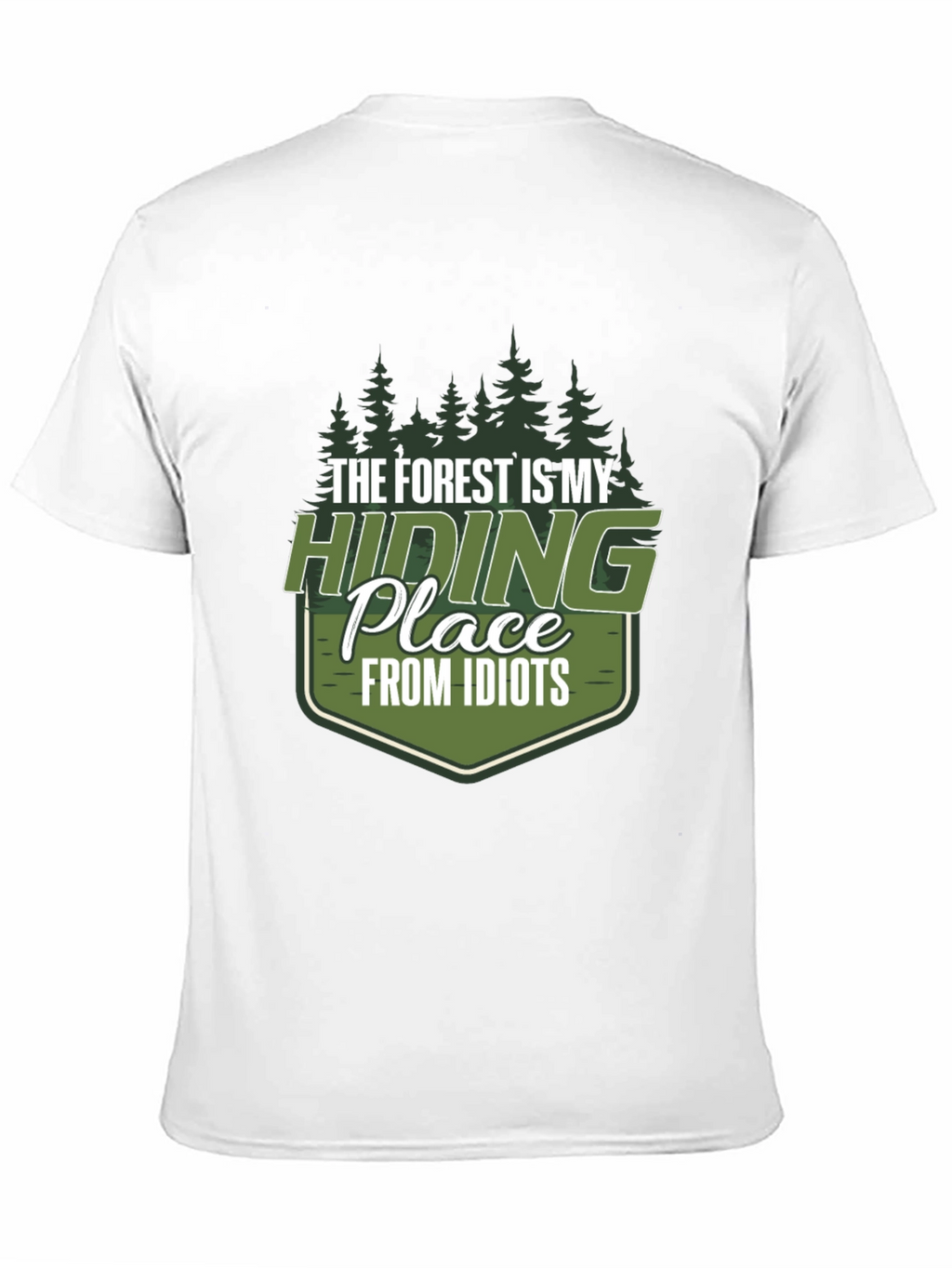 Forest Hiding Place Mens Graphic Tee