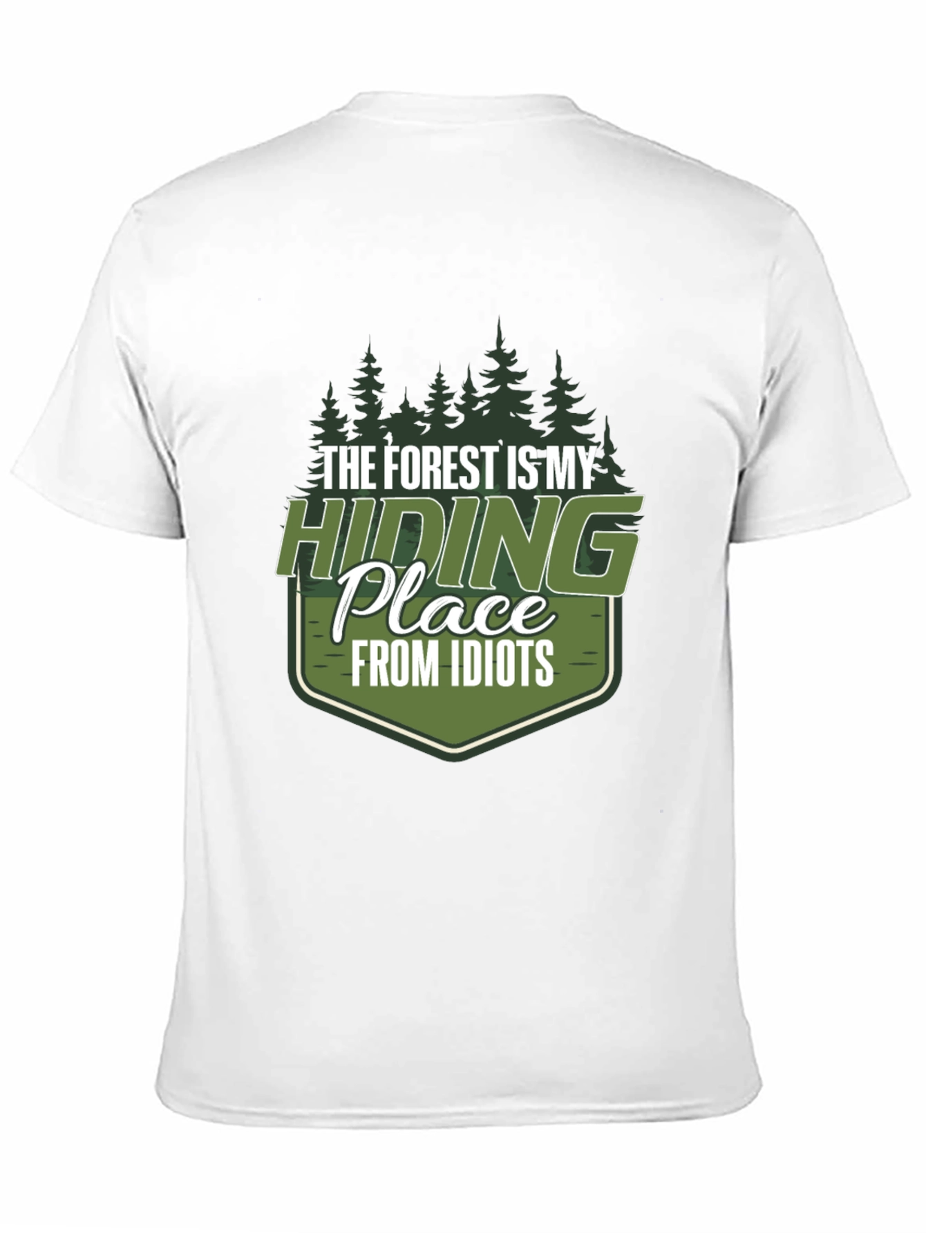 Forest Hiding Place Mens Graphic Tee