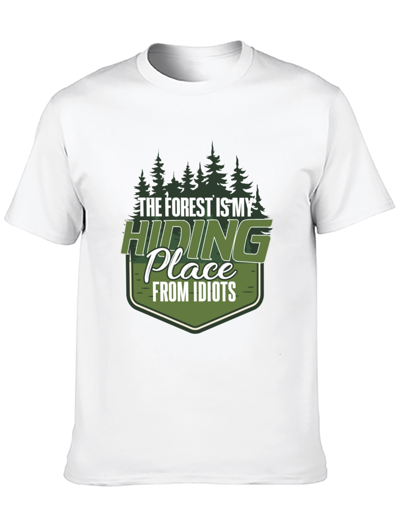 Forest Hiding Place Mens Graphic Tee