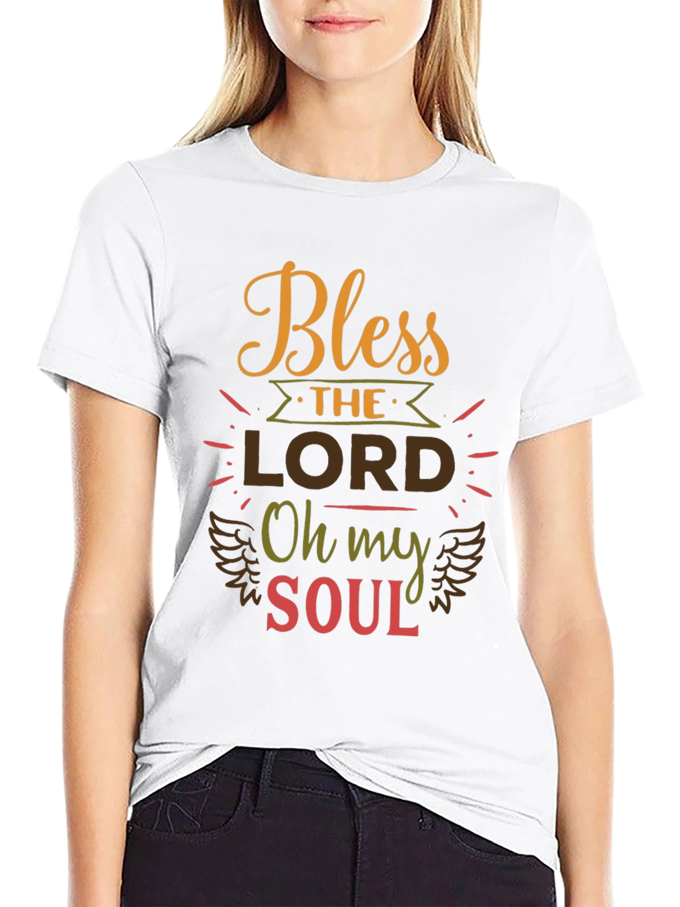 Bless The Lord Graphic Tee - Christian Apparel