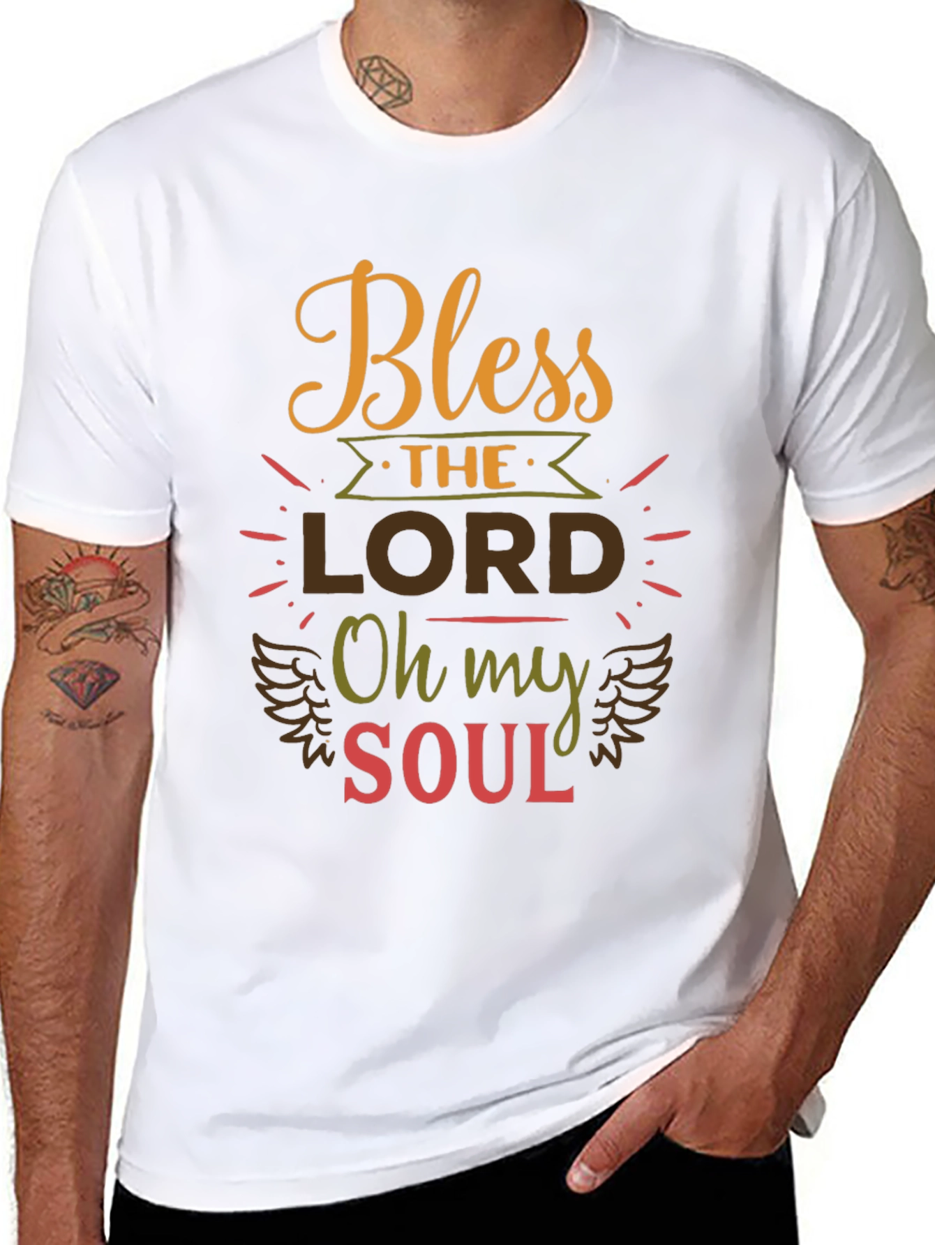 Bless The Lord Graphic Tee - Christian Apparel