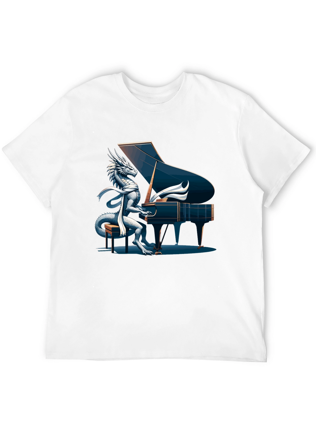 Dragon Pianist Graphic Tee
