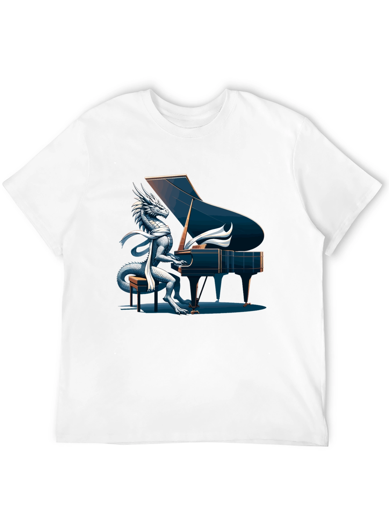 Dragon Pianist Graphic Tee