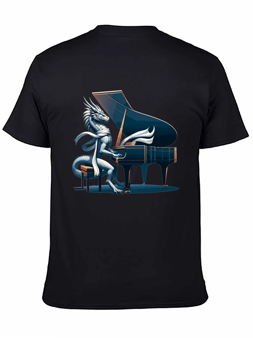 Dragon Pianist Graphic Tee