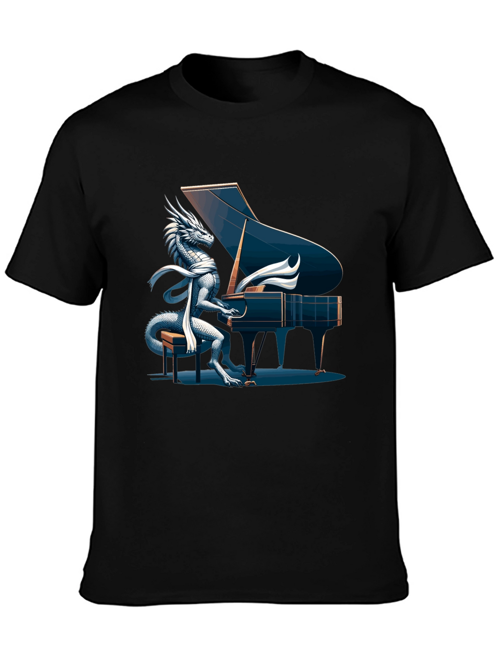 Dragon Pianist Graphic Tee