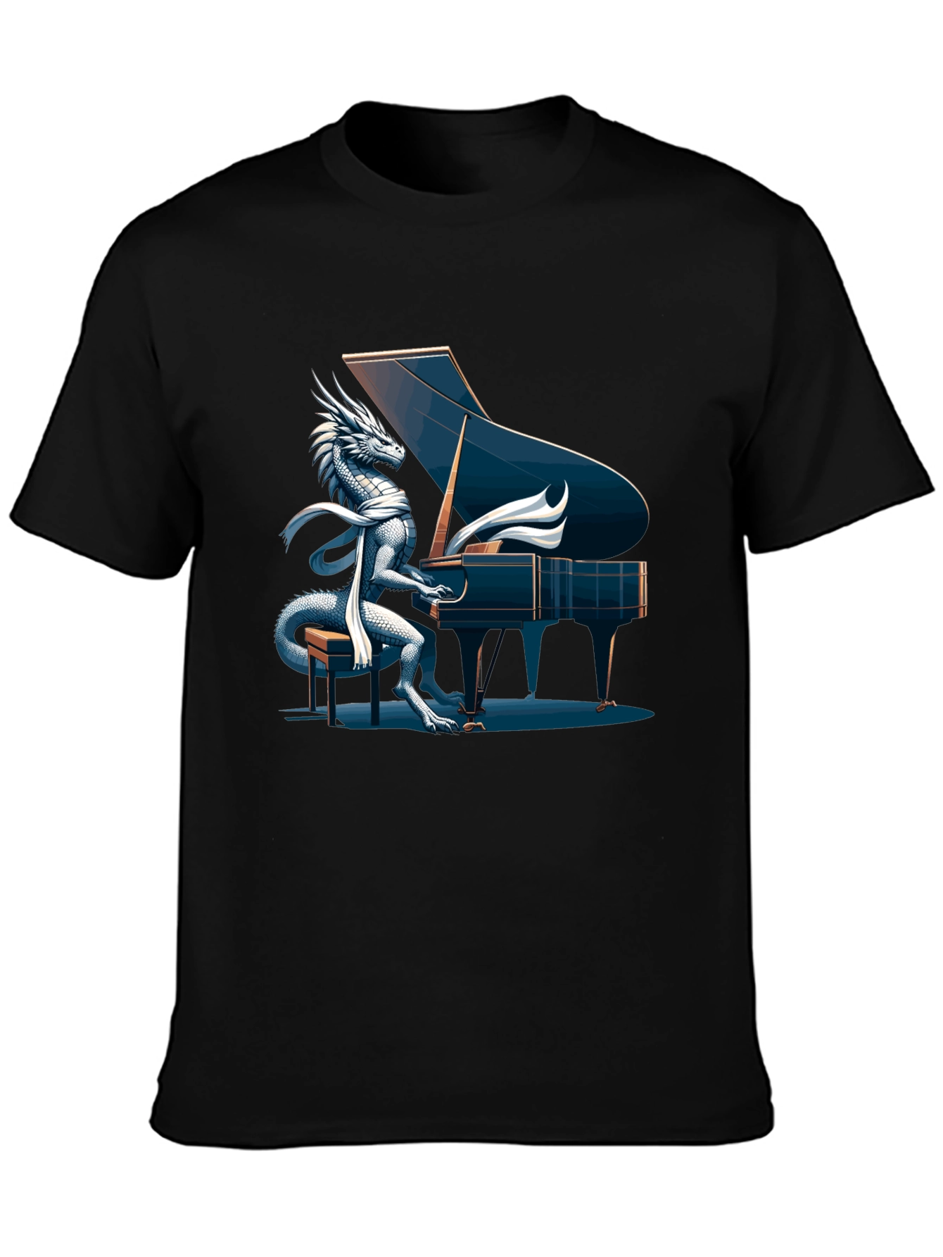 Dragon Pianist Graphic Tee