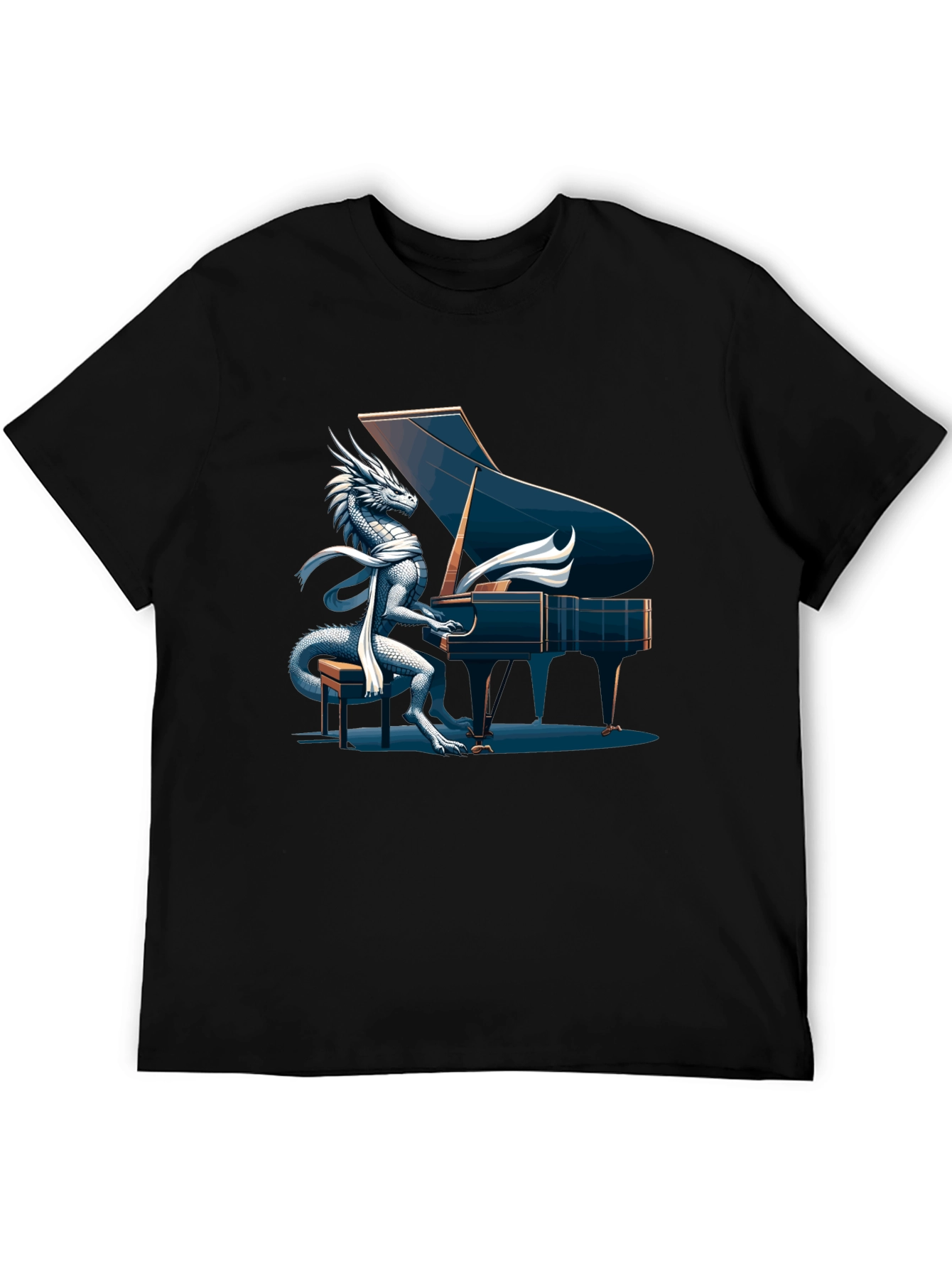 Dragon Pianist Graphic Tee