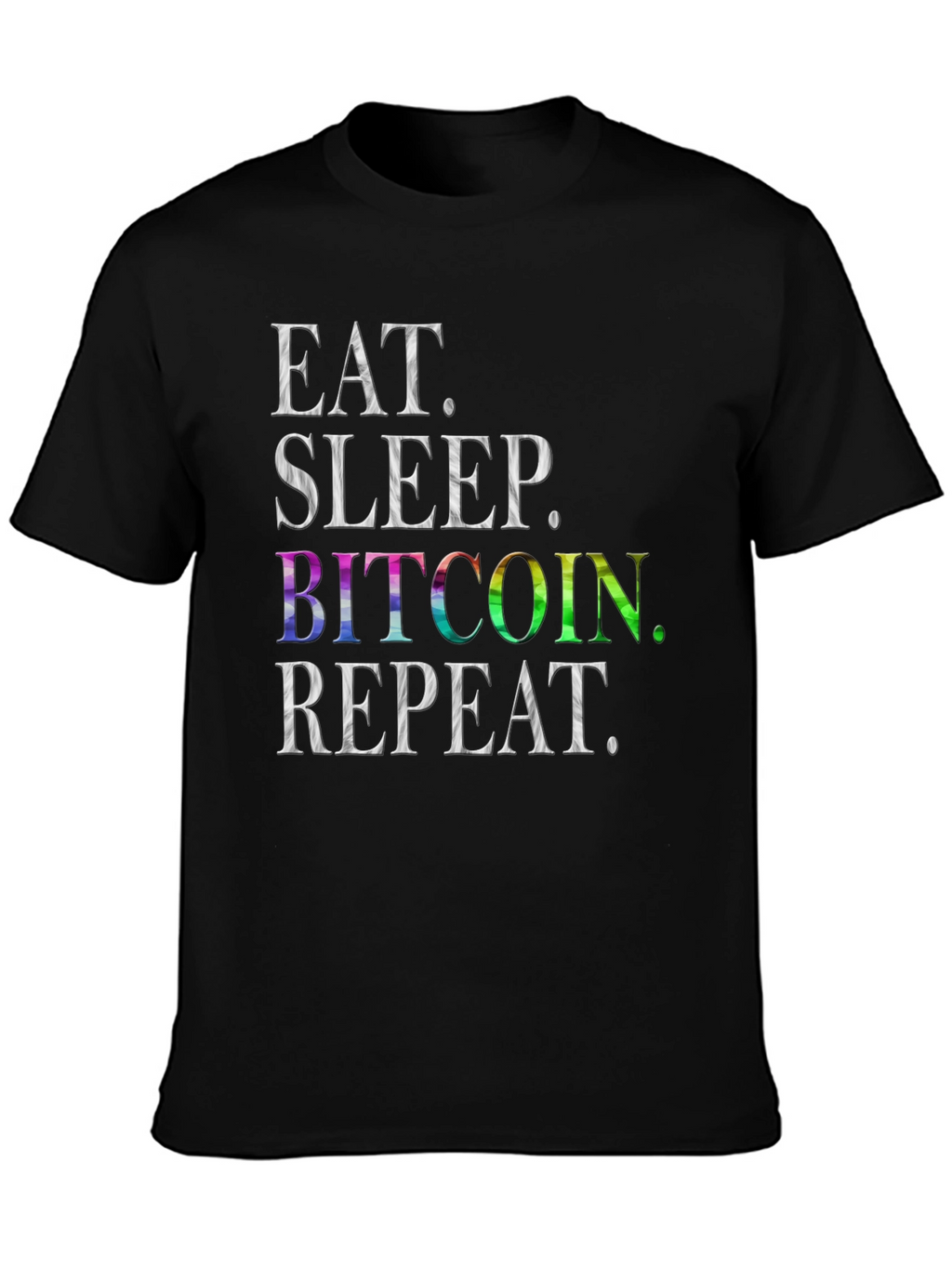 Eat Sleep Bitcoin Repeat Graphic Tee