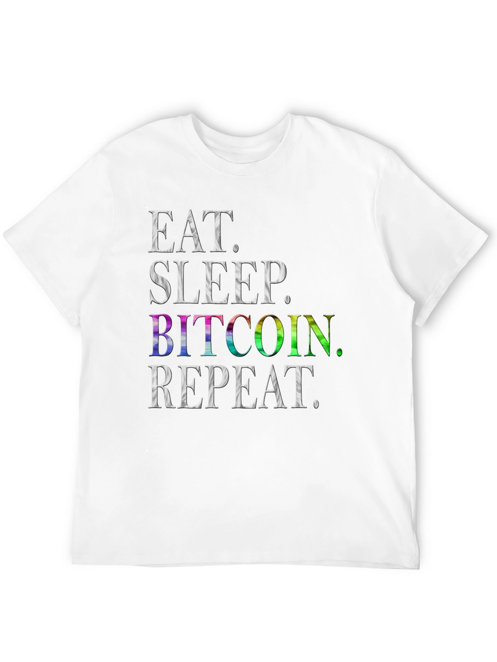 Eat Sleep Bitcoin Repeat Graphic Tee