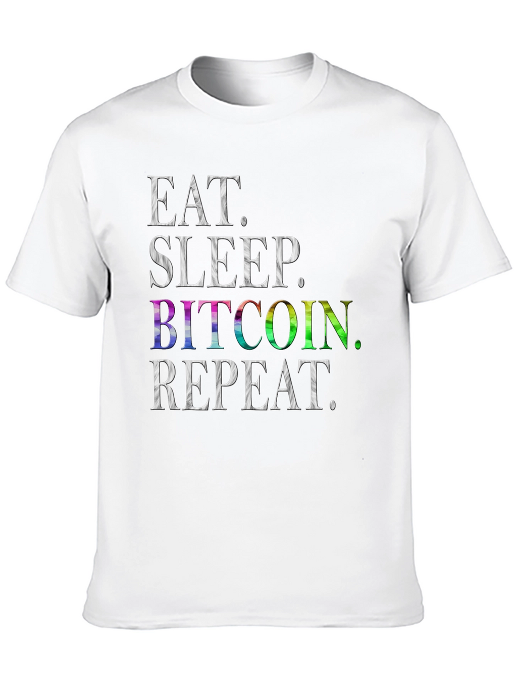 Eat Sleep Bitcoin Repeat Graphic Tee