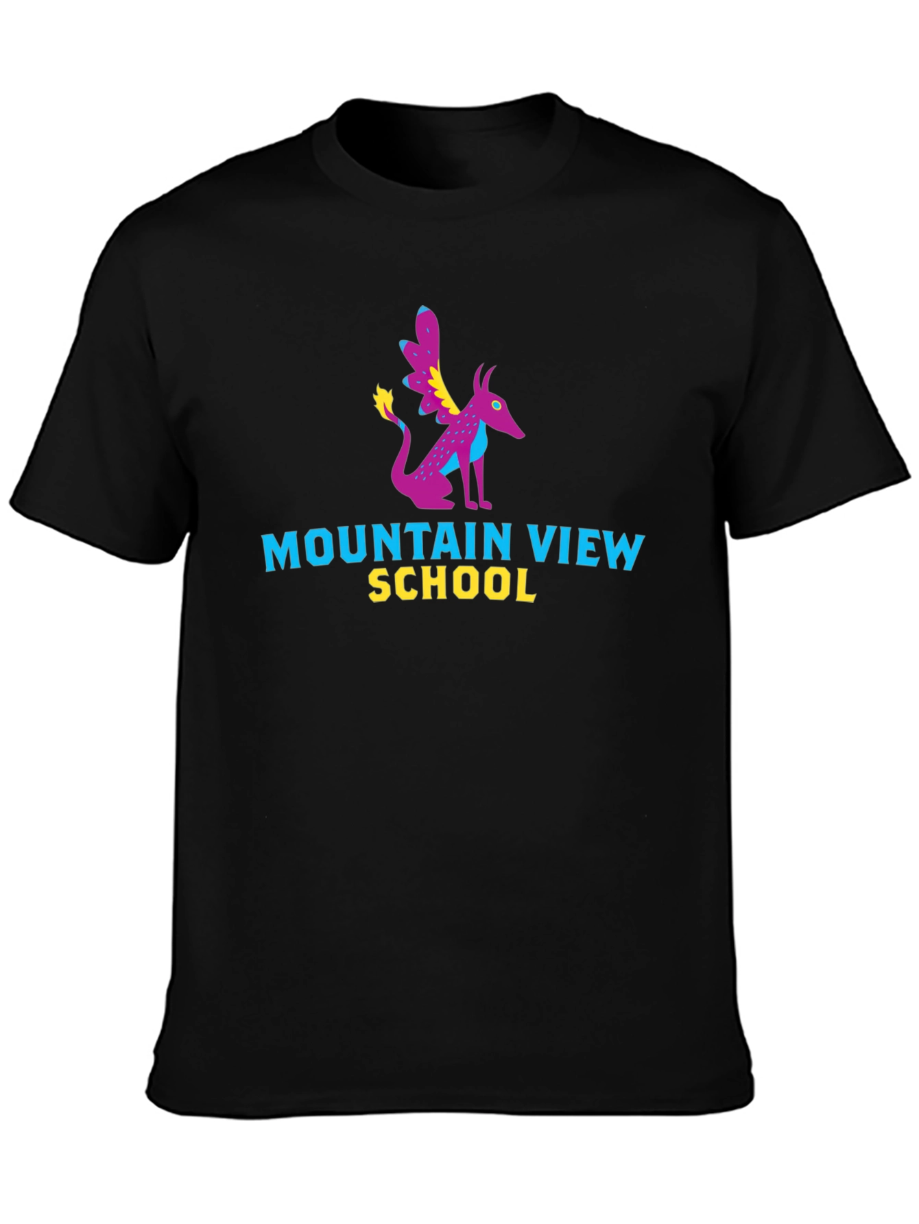 Mountain View School Black T-Shirt