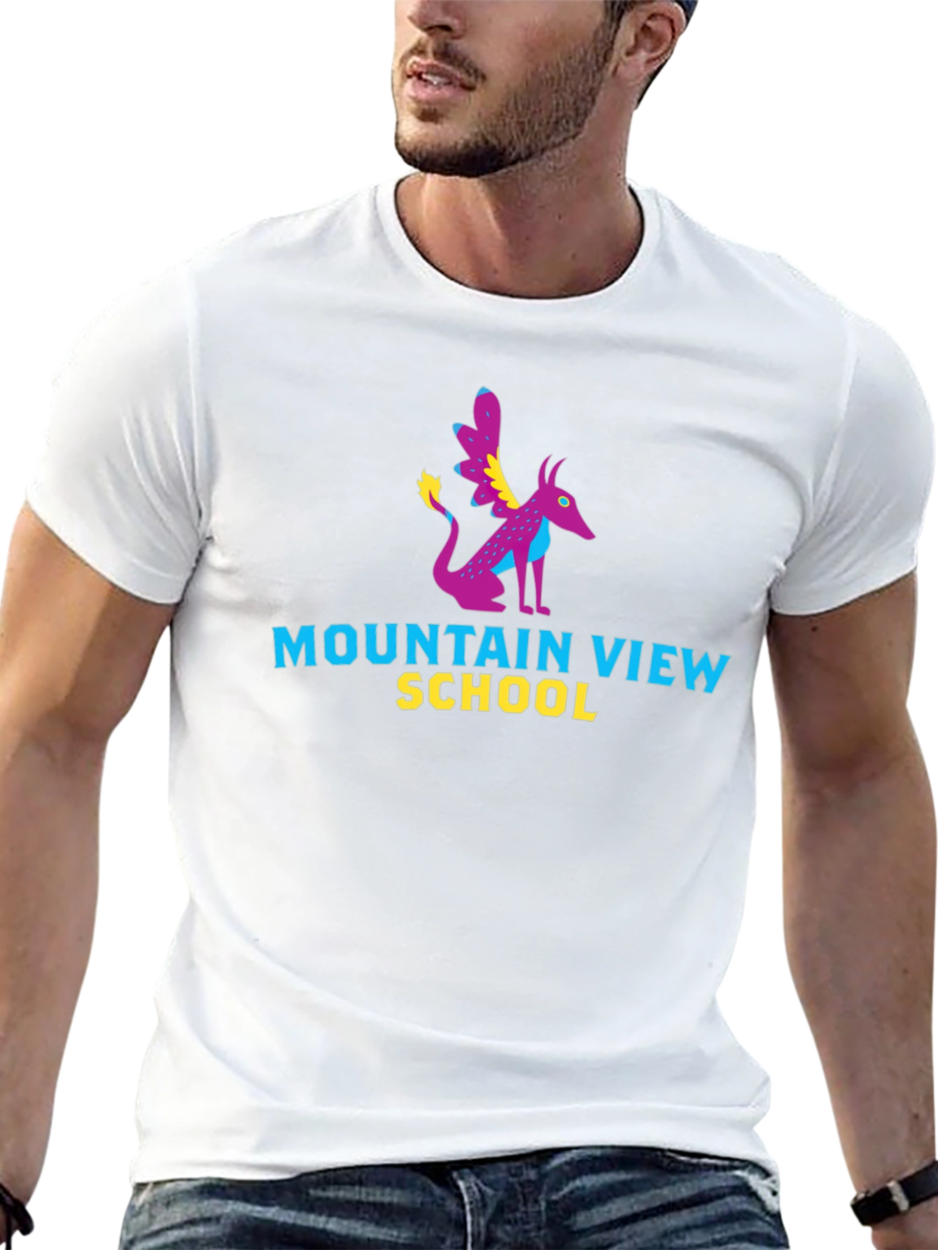 Mountain View School Black T-Shirt