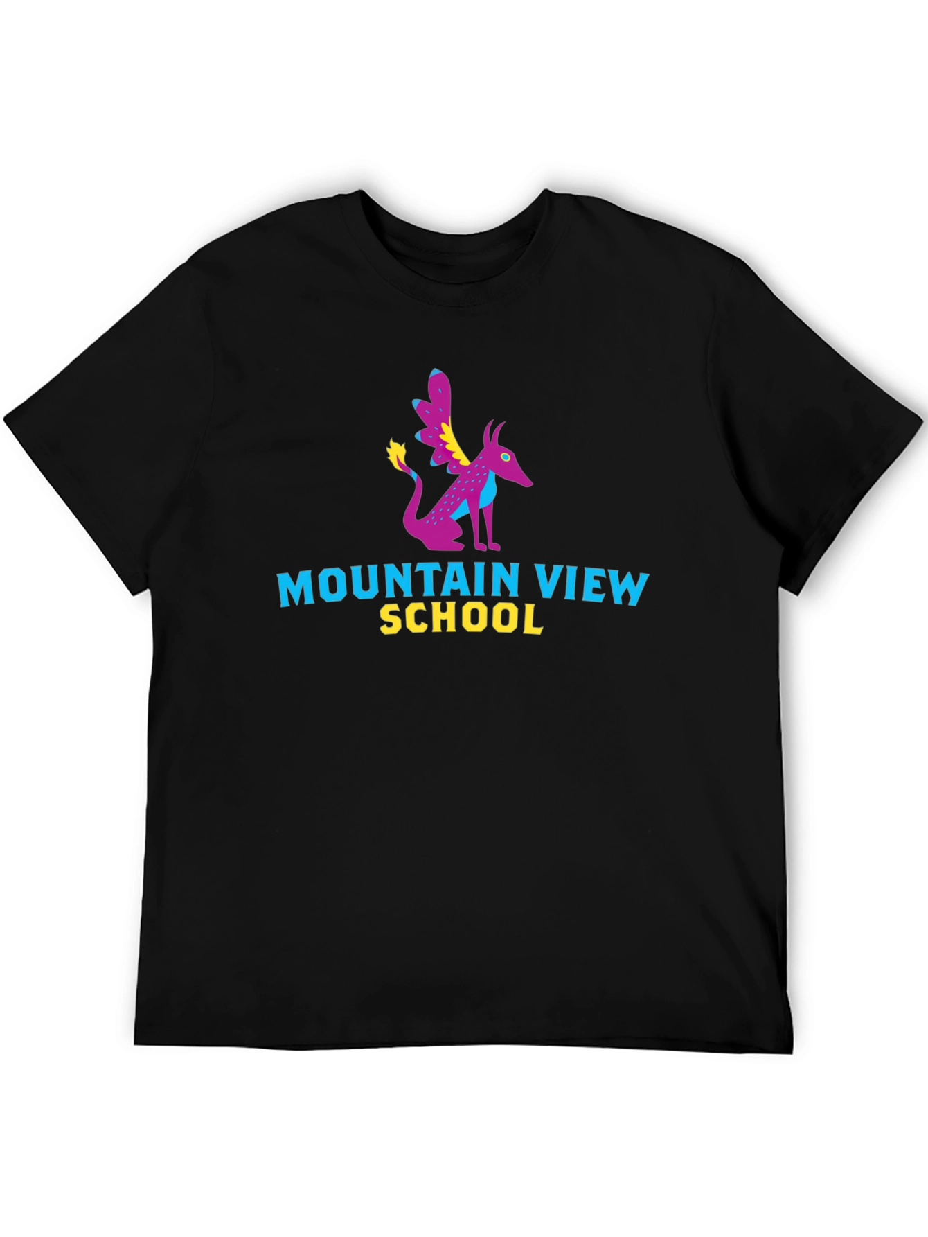 Mountain View School Black T-Shirt