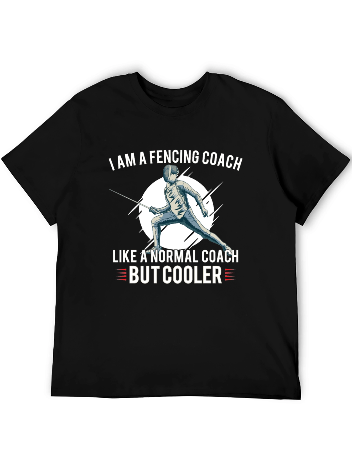 Fencing Coach T-Shirt - Cool Fencing Apparel