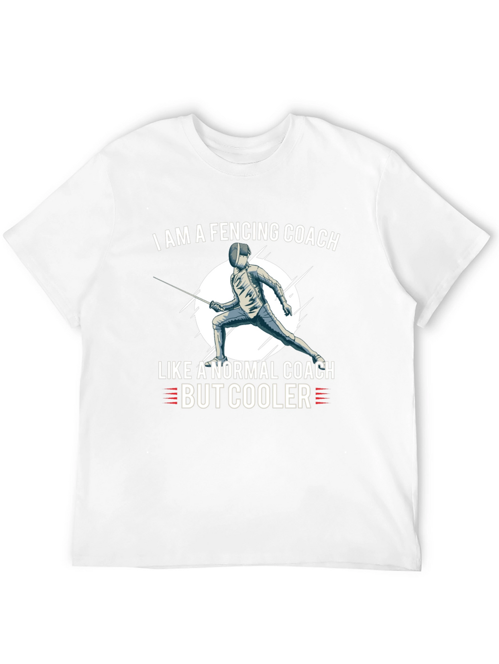 Fencing Coach T-Shirt - Cool Fencing Apparel
