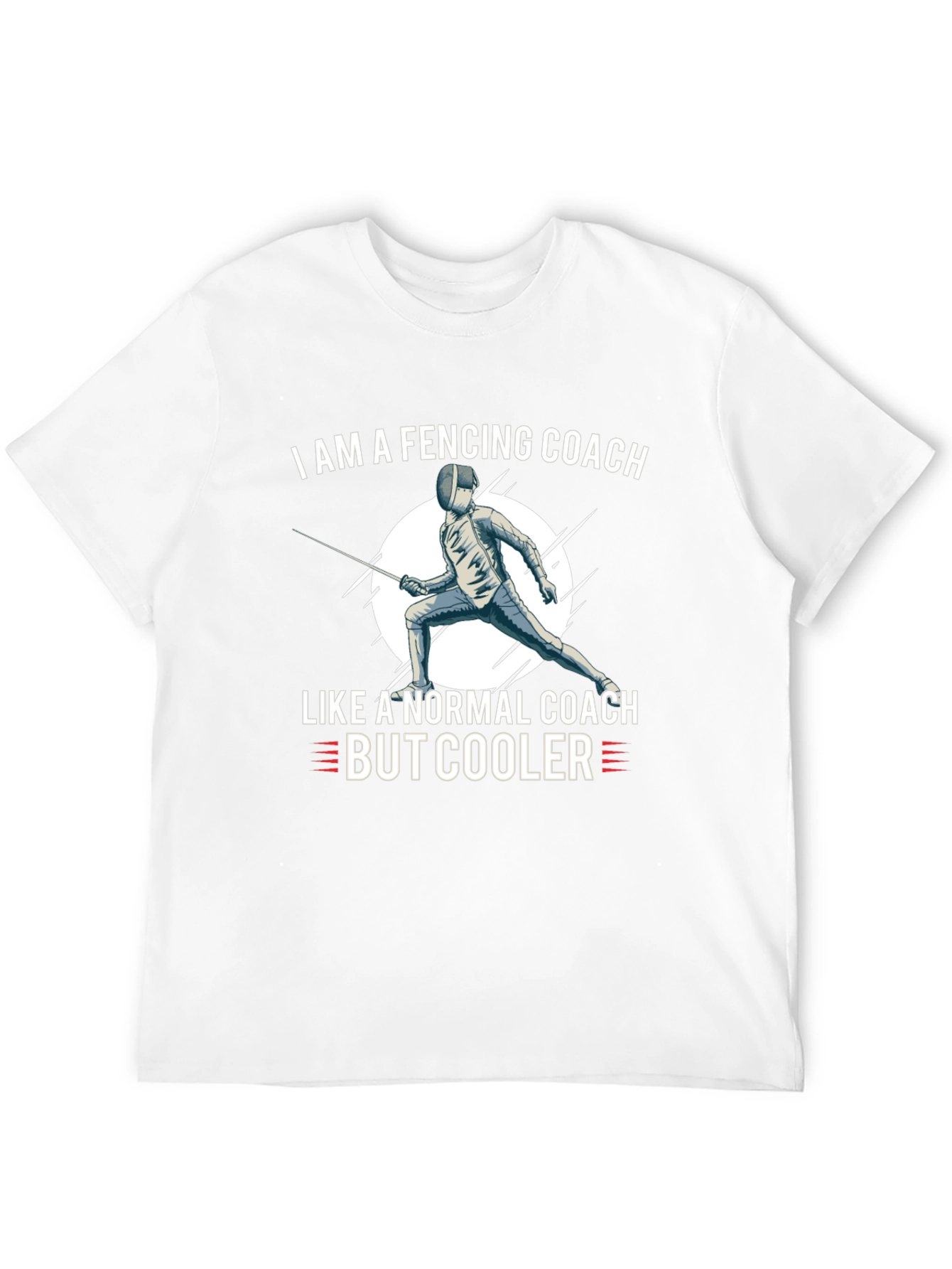 Fencing Coach T-Shirt - Cool Fencing Apparel