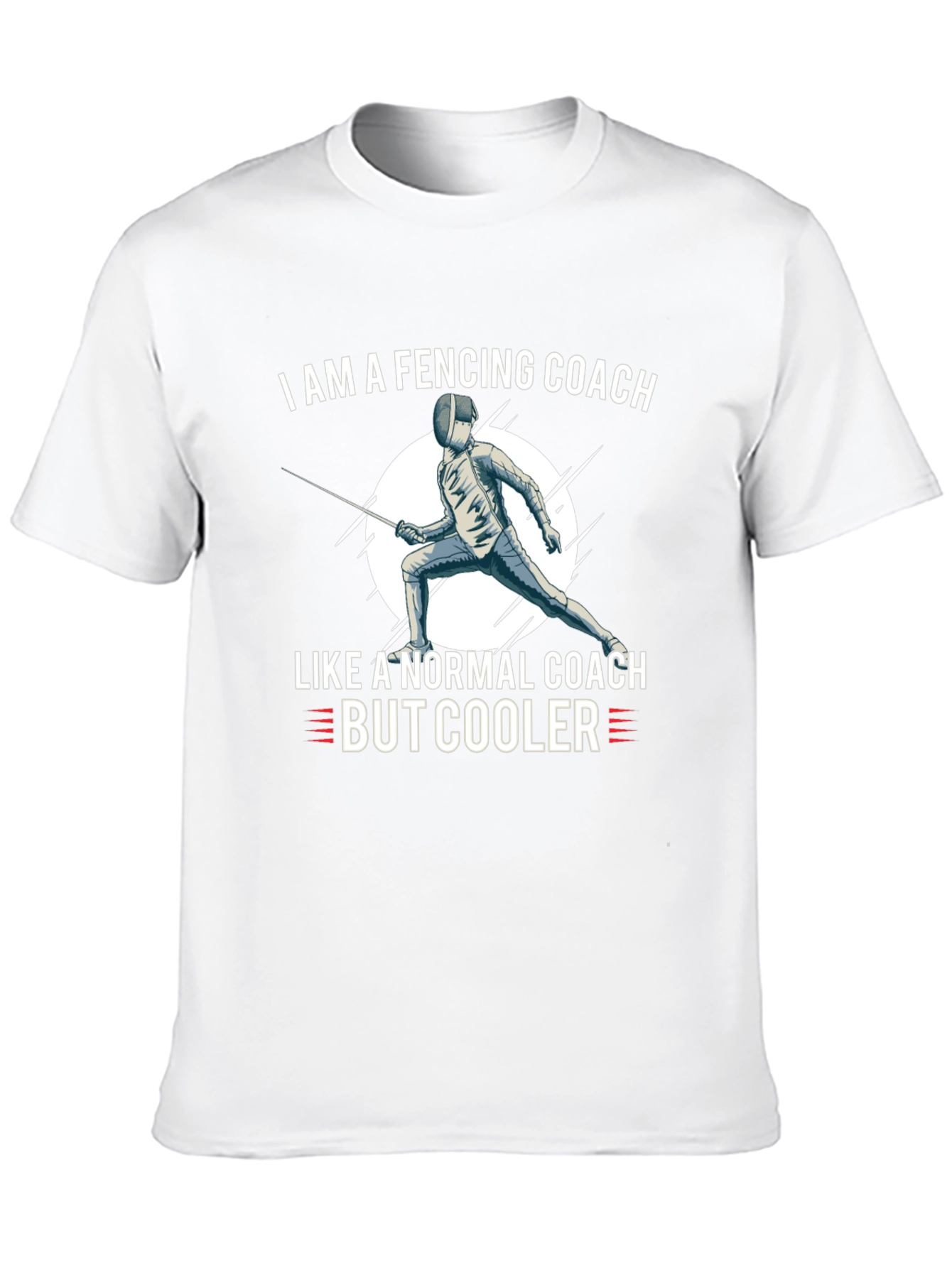 Fencing Coach T-Shirt - Cool Fencing Apparel