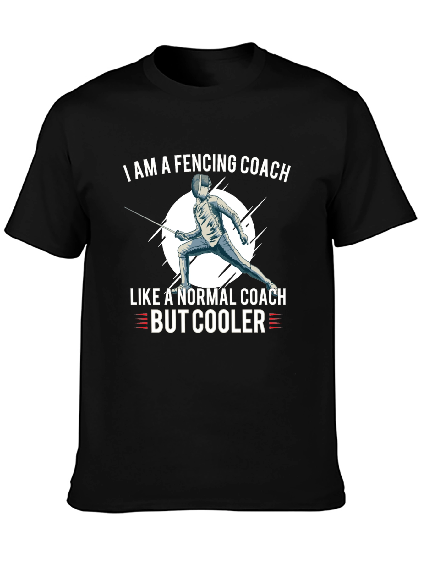 Fencing Coach T-Shirt - Cool Fencing Apparel