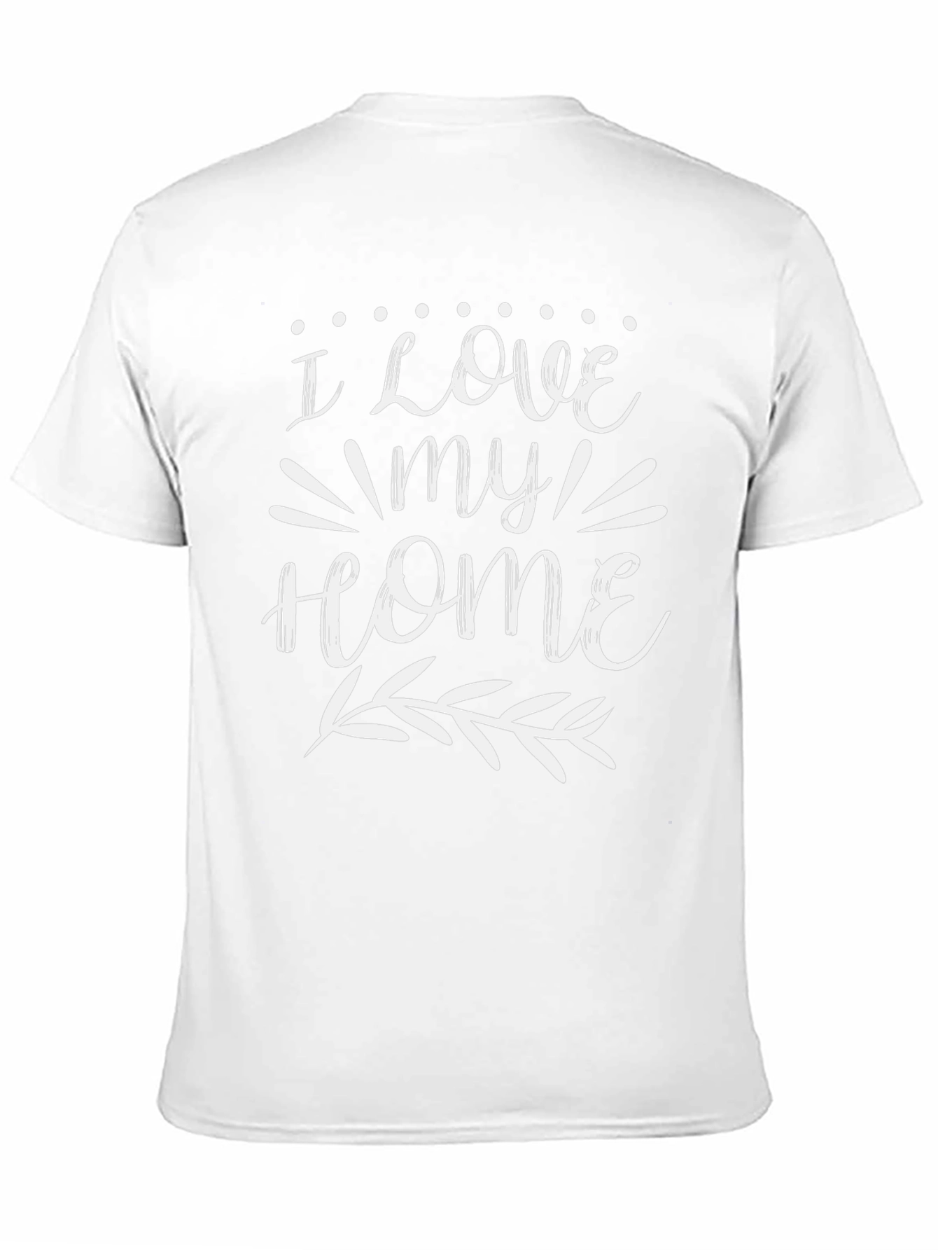 I Love My Home Graphic T-Shirt