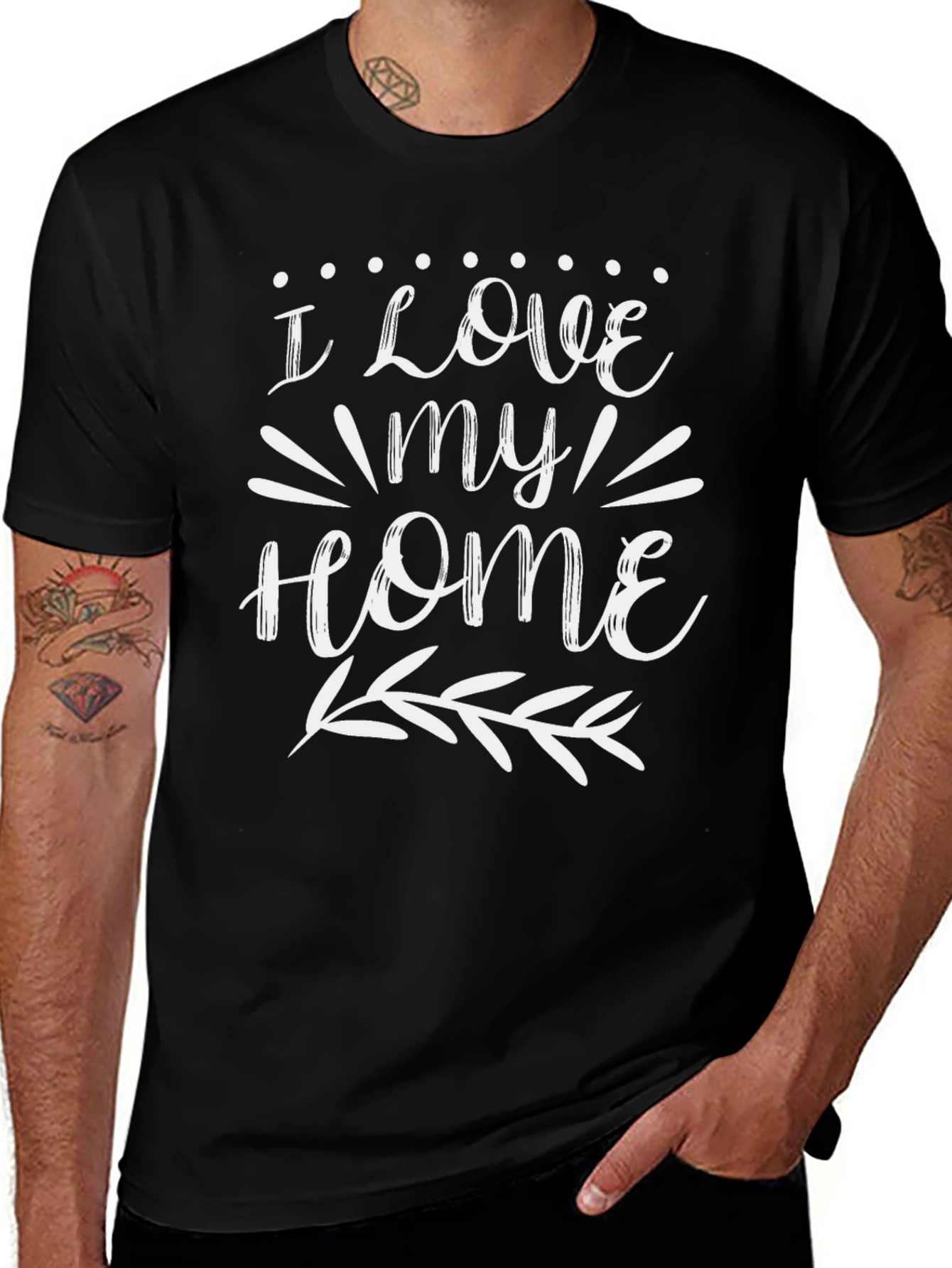 I Love My Home Graphic T-Shirt