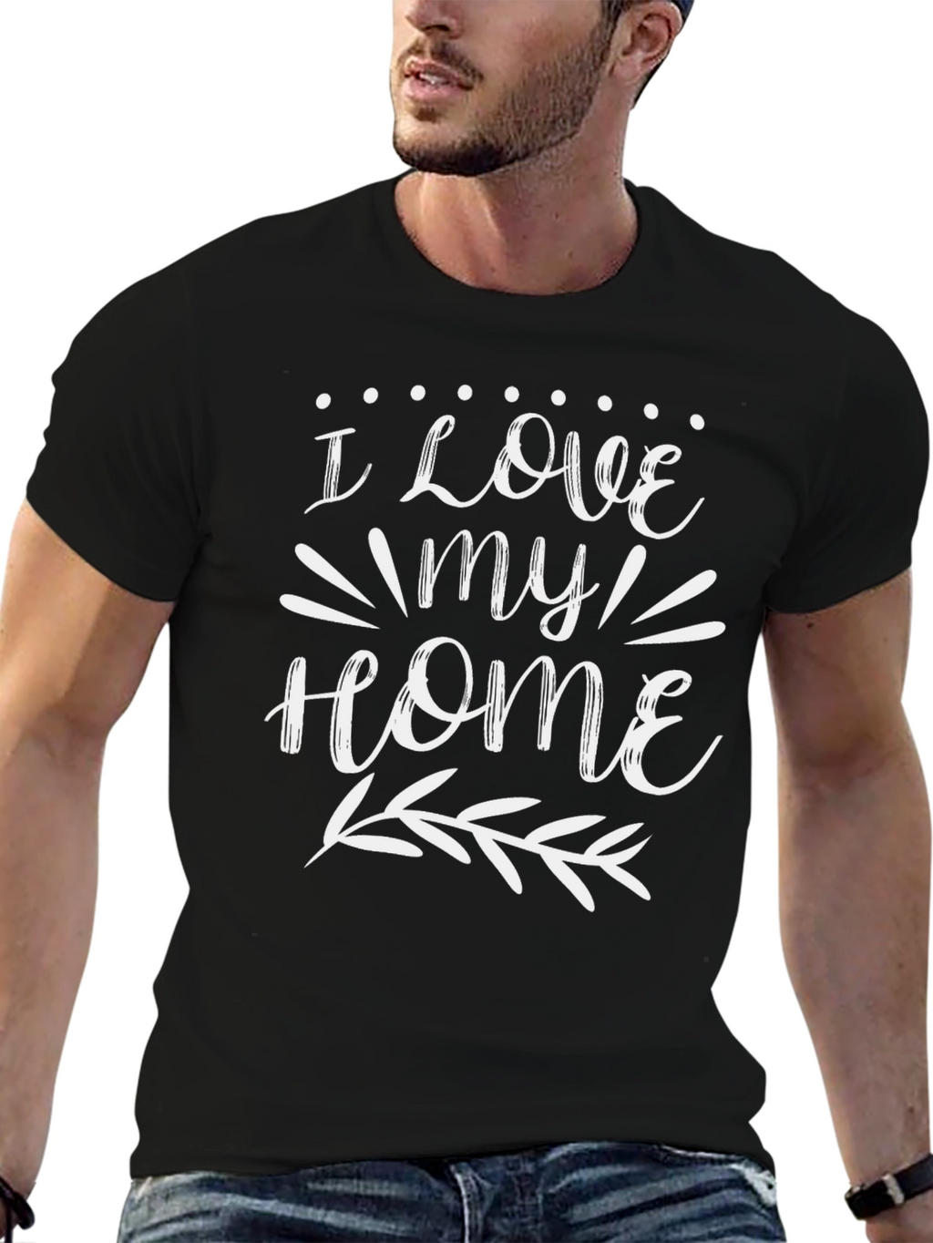I Love My Home Graphic T-Shirt