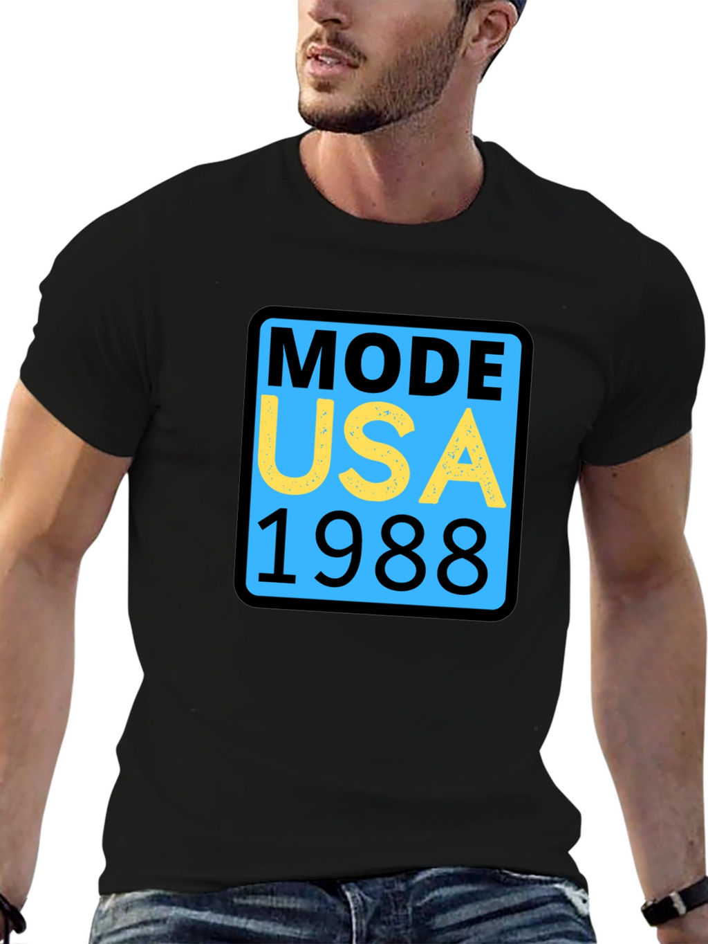 Mode USA 1988 Graphic Tee - Retro Style