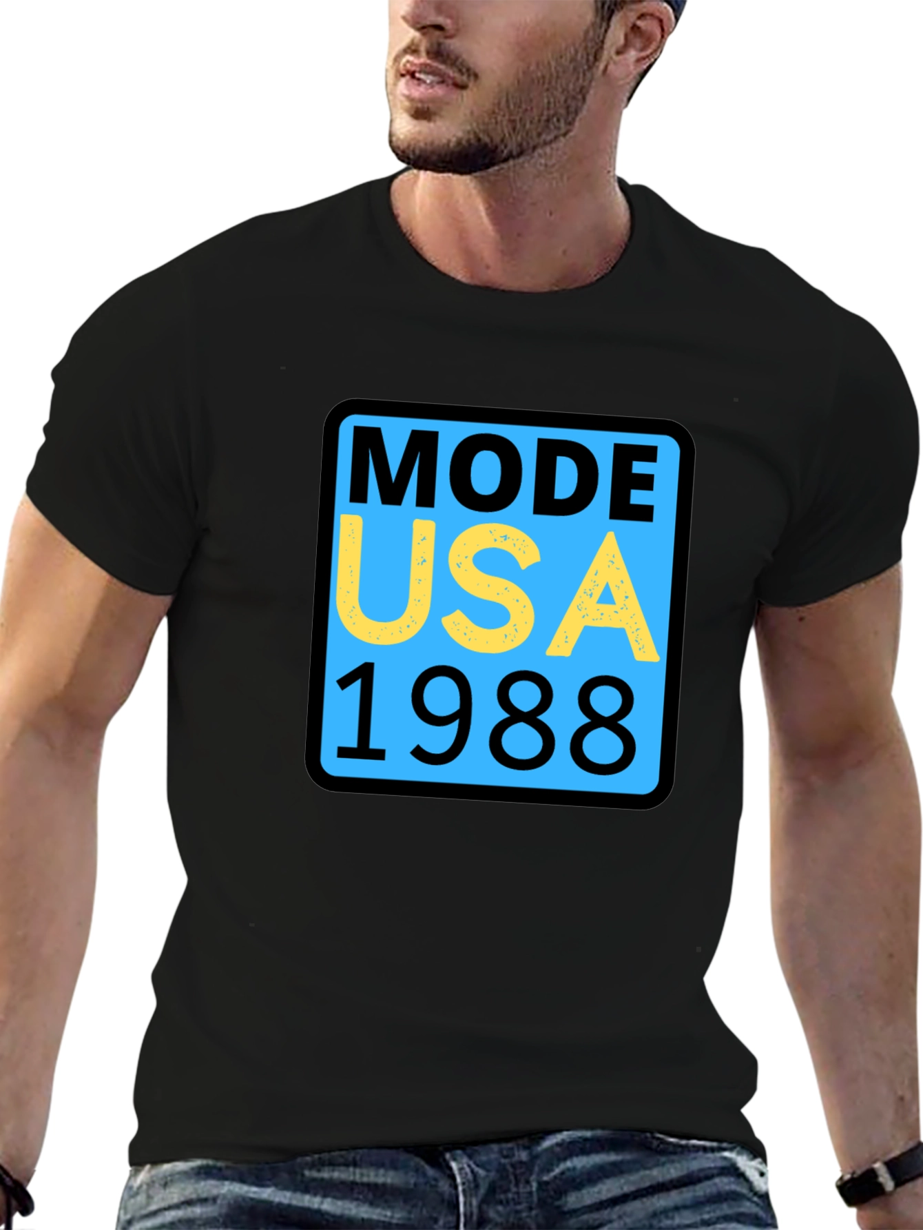 Mode USA 1988 Graphic Tee - Retro Style