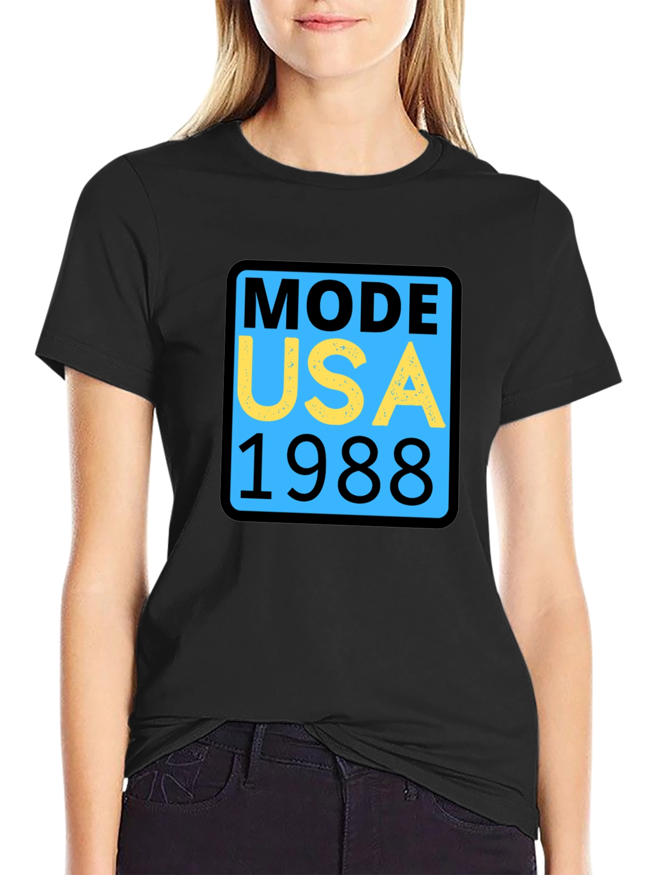 Mode USA 1988 Graphic Tee - Retro Style