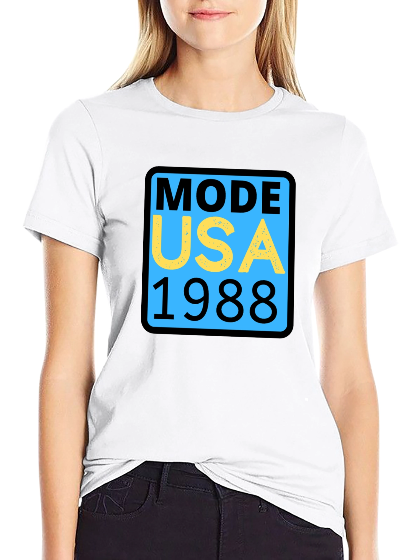Mode USA 1988 Graphic Tee - Retro Style