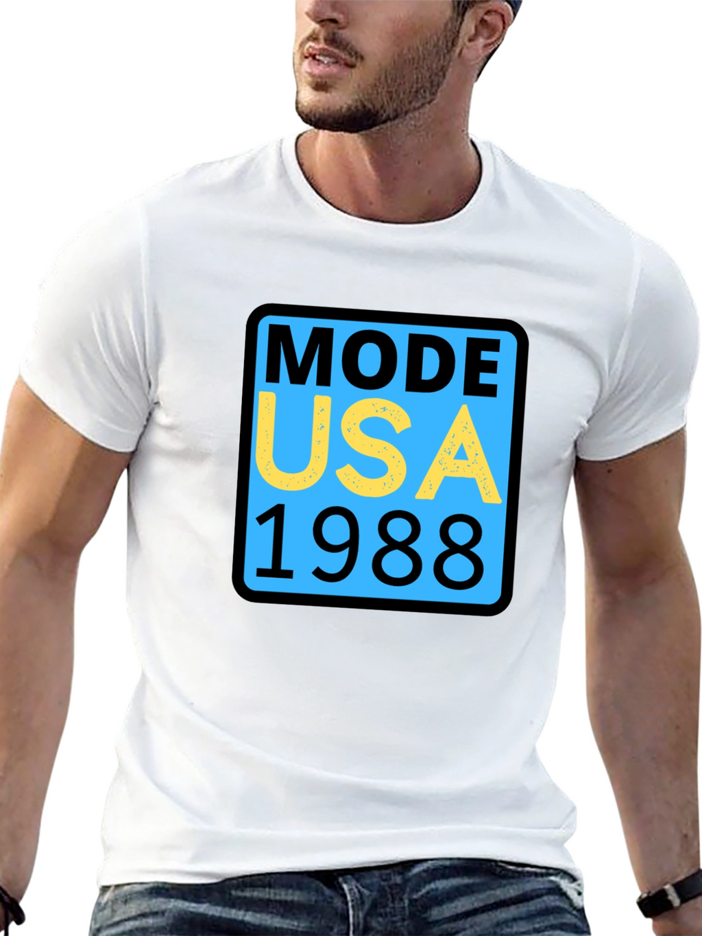 Mode USA 1988 Graphic Tee - Retro Style