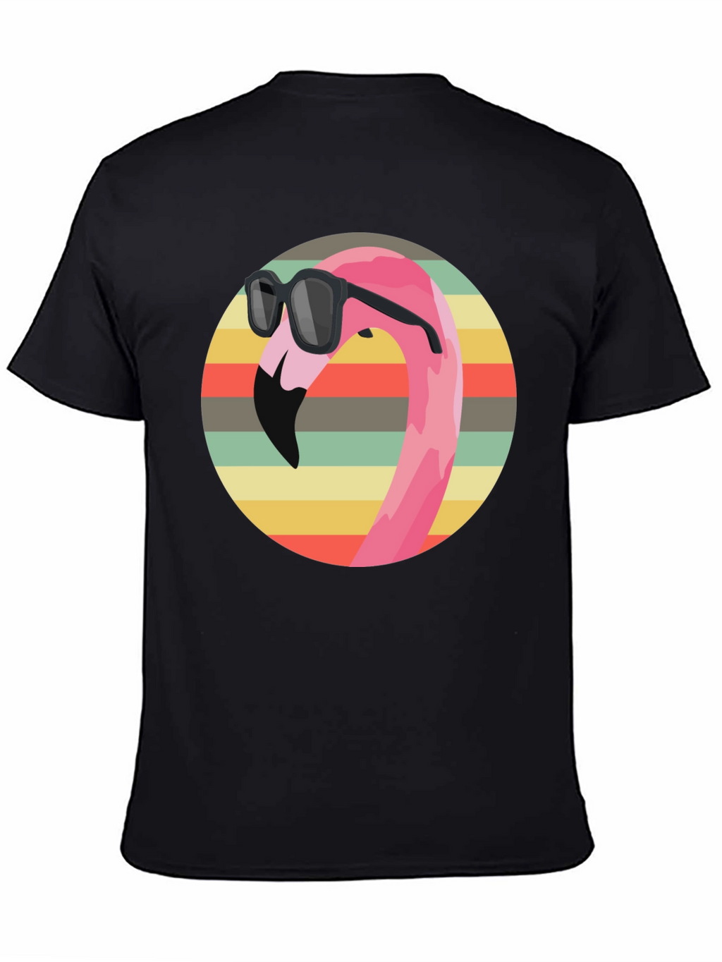 Cool Flamingo Graphic Tee - Retro Style