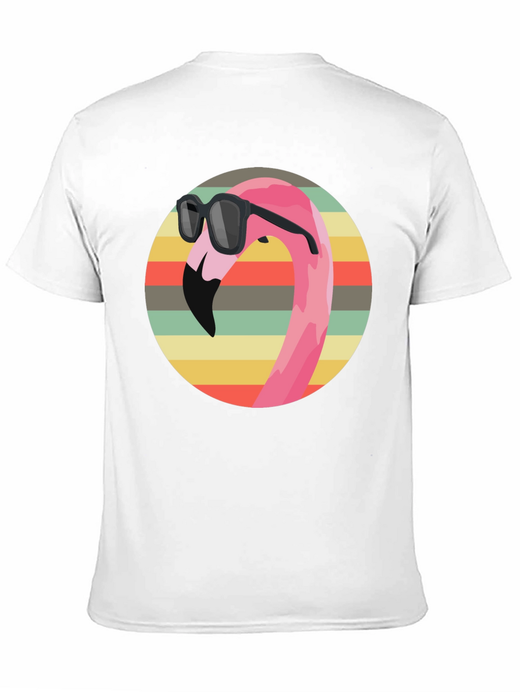 Cool Flamingo Graphic Tee - Retro Style
