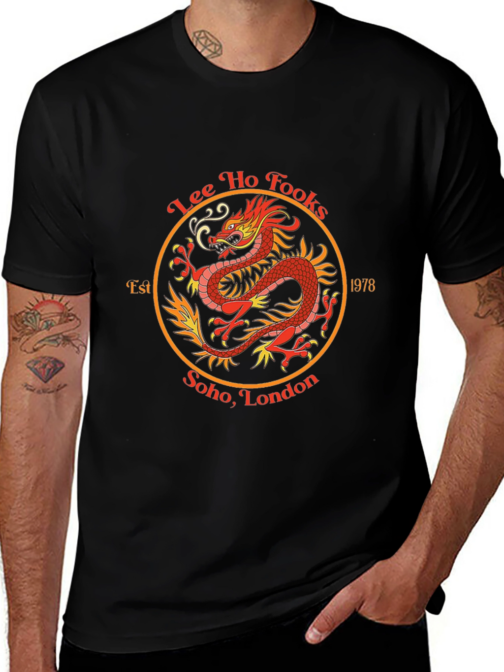 Lee Ho Fooks Dragon Tee - Soho London